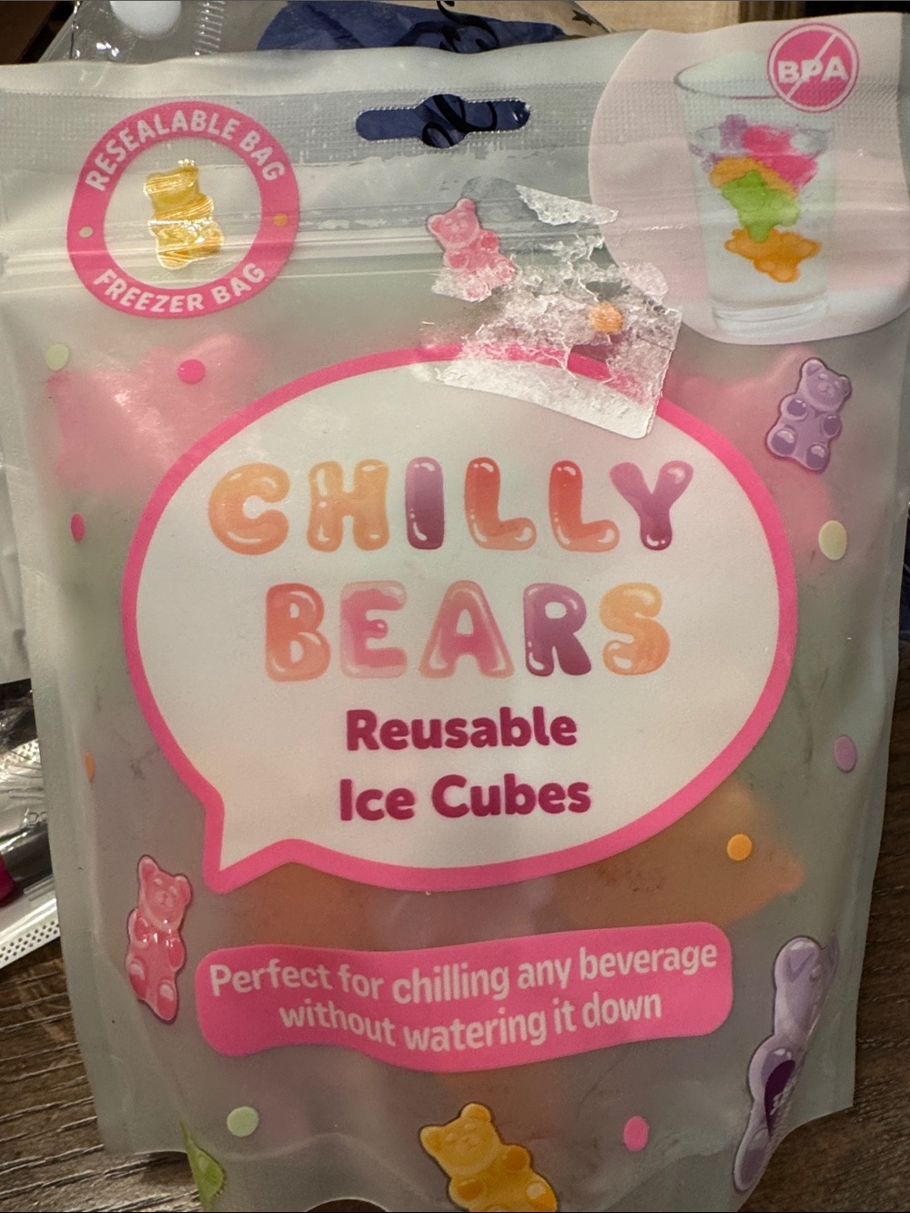 Reusable Ice Cubes - Pink/Multicolor